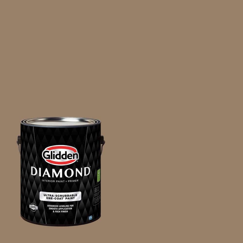 Glidden Diamond 1 gal. PPG1077-5 Chocolate Moment Satin Interior Paint