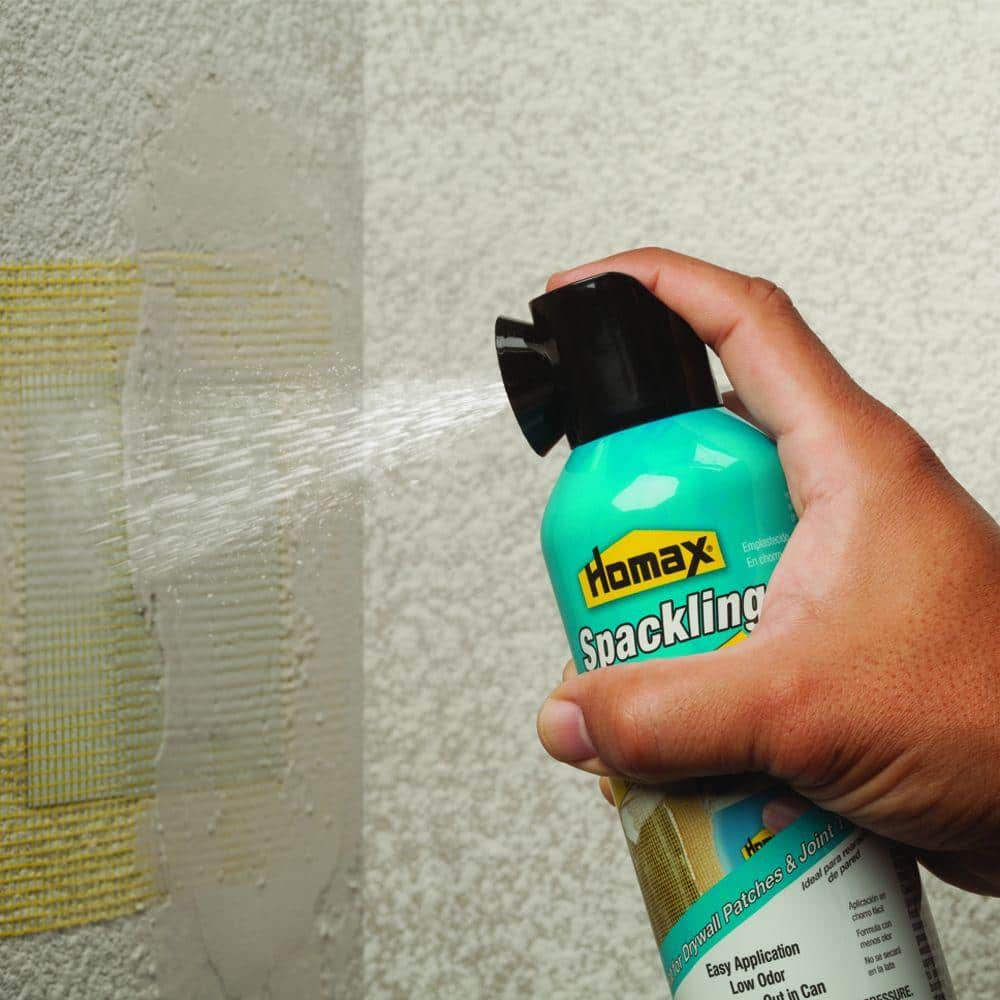 Homax 8 oz. Aerosol Drywall Patch and Repair Spray Spackling (2)