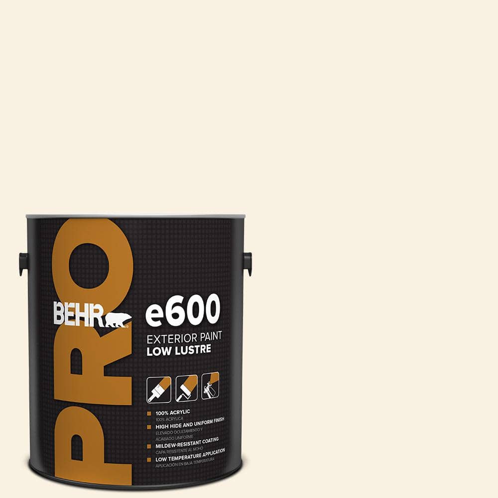 BEHR PRO 1 gal. #W-F-100 Belgian Cream Low Luster Exterior Paint