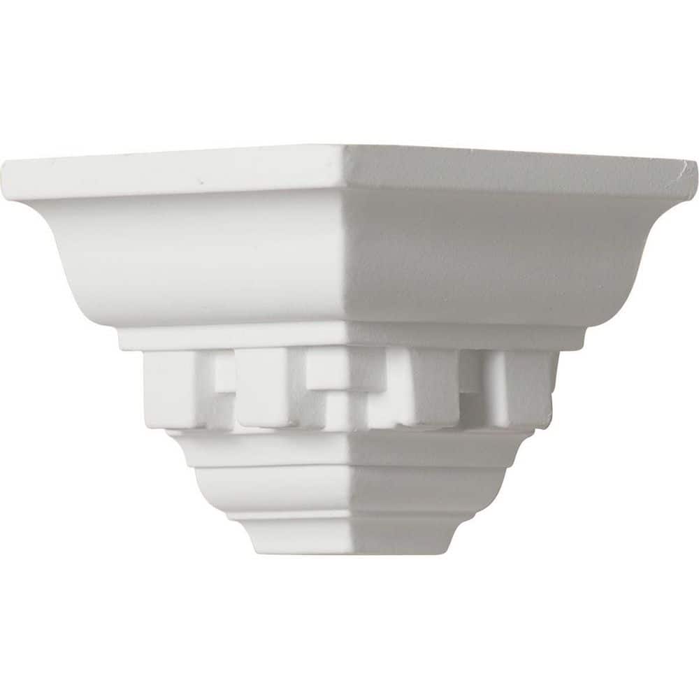 Ekena Millwork 2-3/4 in. x 2-3/4 in. x 2-3/4 in. Urethane Outside Corner Moulding (Matches Moulding MLD02X02X03DE) (1)