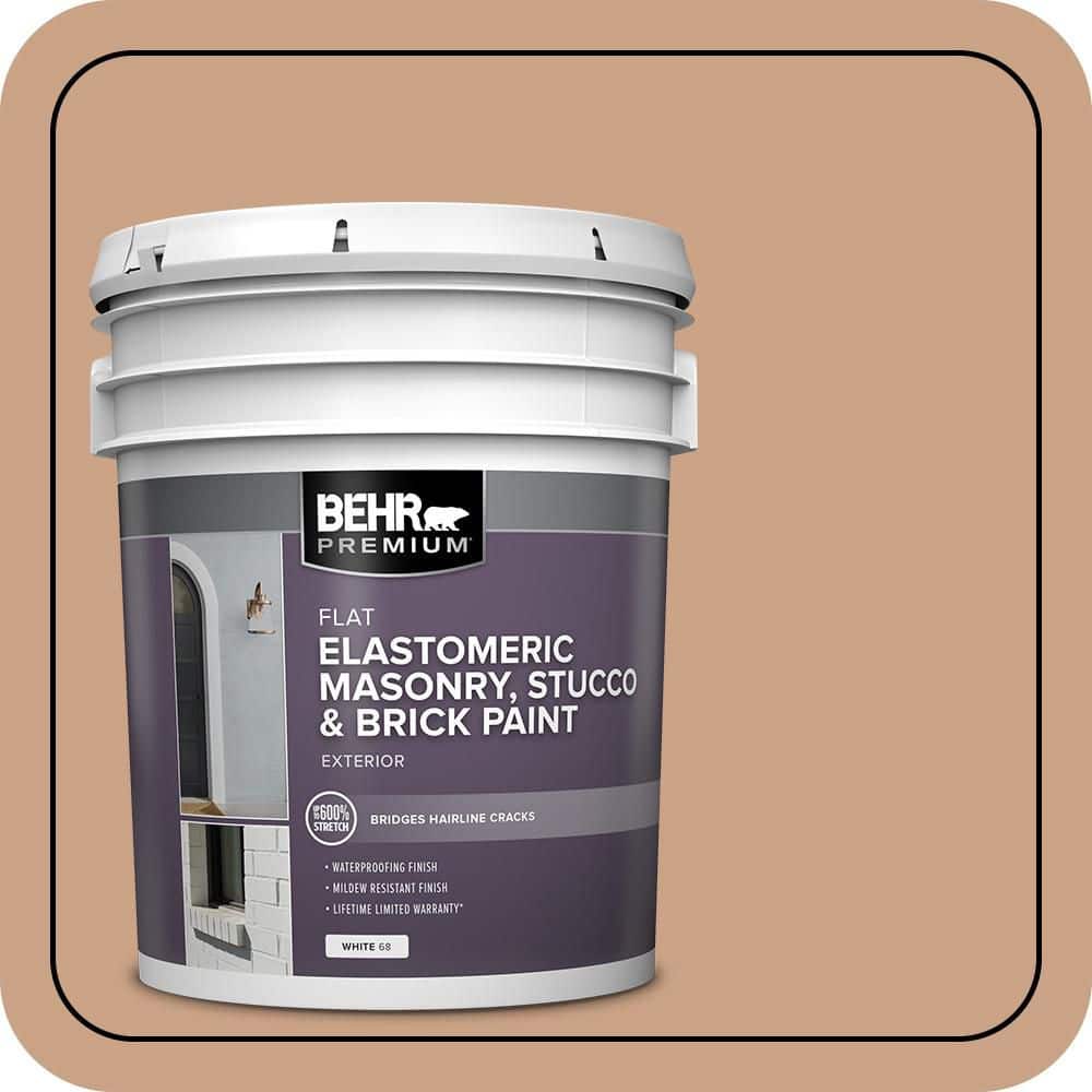 BEHR PREMIUM 5 gal. #S230-4 Granola Elastomeric Masonry, Stucco and Brick Exterior Paint (1)
