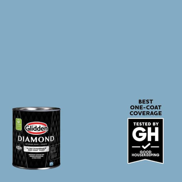 Glidden Diamond 1 qt. PPG1157-4 Arabella Satin Interior Paint with Primer (2)