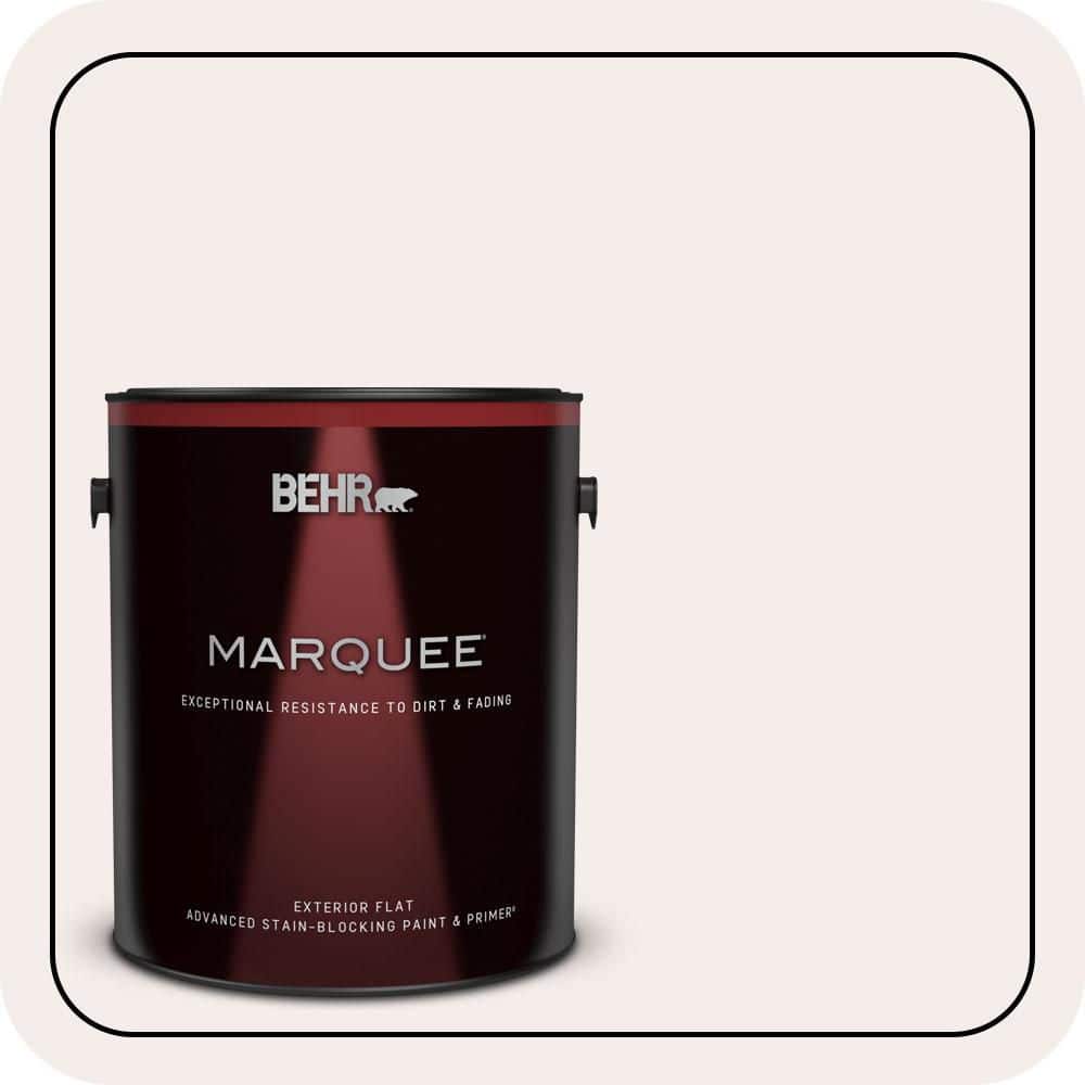 BEHR MARQUEE 1 gal. #RD-W08 Pink Mirage Flat Exterior Paint & Primer (1)