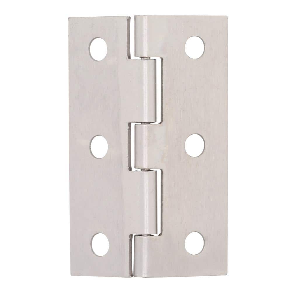 Everbilt 2-1/2 in. x 1-9/16 in. Satin Nickel Middle Hinges (3)