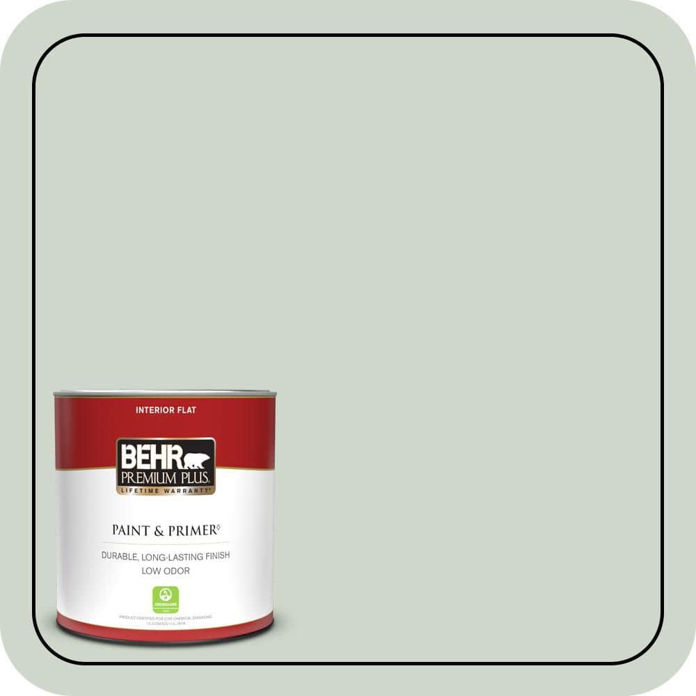 BEHR PREMIUM PLUS #ICC-48 Aspen Mist Enamel Low Odor & Primer (1)