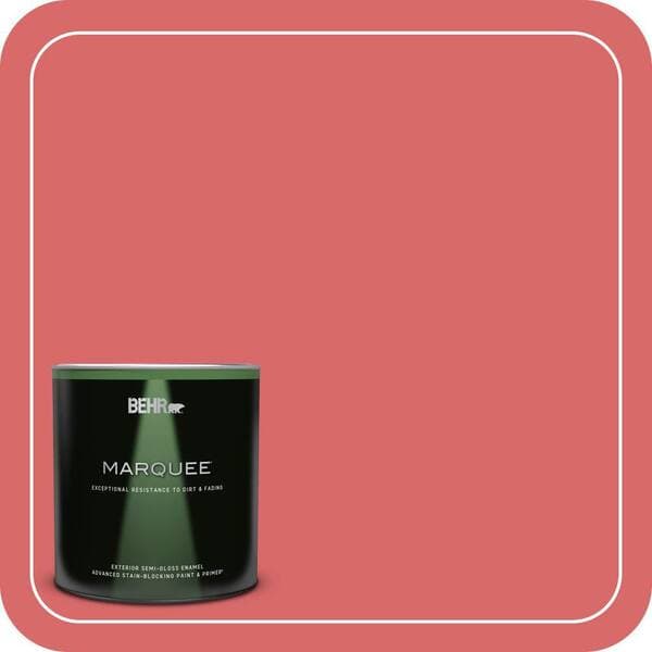 BEHR PREMIUM PLUS #160B-6 Coral Expression Flat Low Odor & Primer (4)