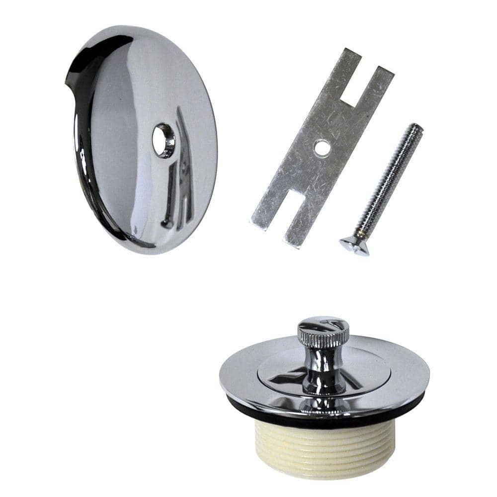 DANCO 2.75 in. Lift and Turn Bath Tub Drain Trim Kit with Overflow