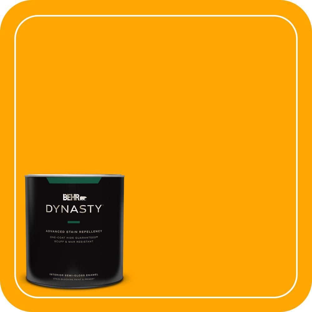 BEHR DYNASTY 1 qt. #S-G-330 Instant Delight Semi-Gloss Enamel Interior Stain-Blocking Paint and Primer