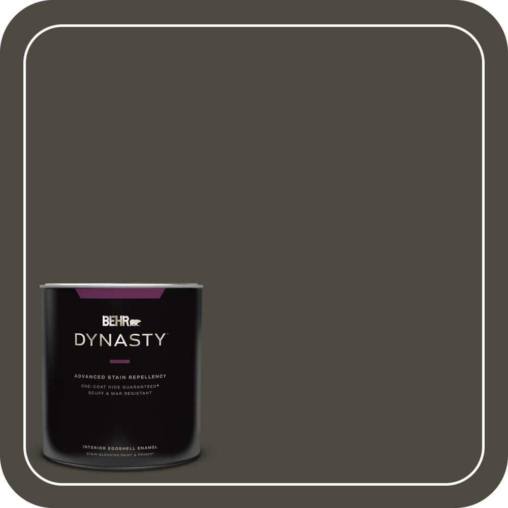 BEHR DYNASTY 1 qt. #S-H-780 Thorny Branch Eggshell Enamel Interior Stain-Blocking Paint and Primer
