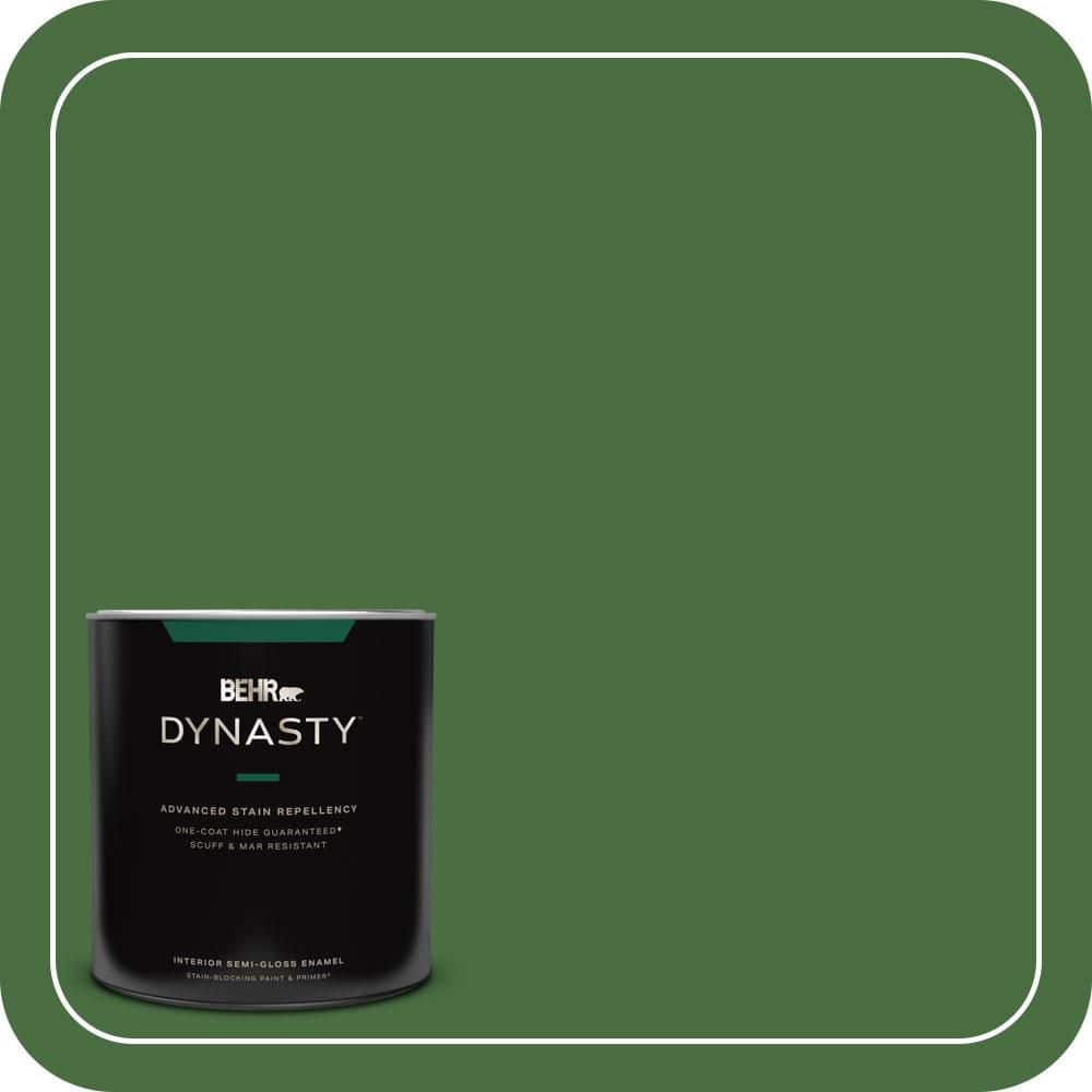 BEHR DYNASTY 1 qt. #S-H-440 Pine Scent Semi-Gloss Enamel Interior Stain-Blocking Paint and Primer