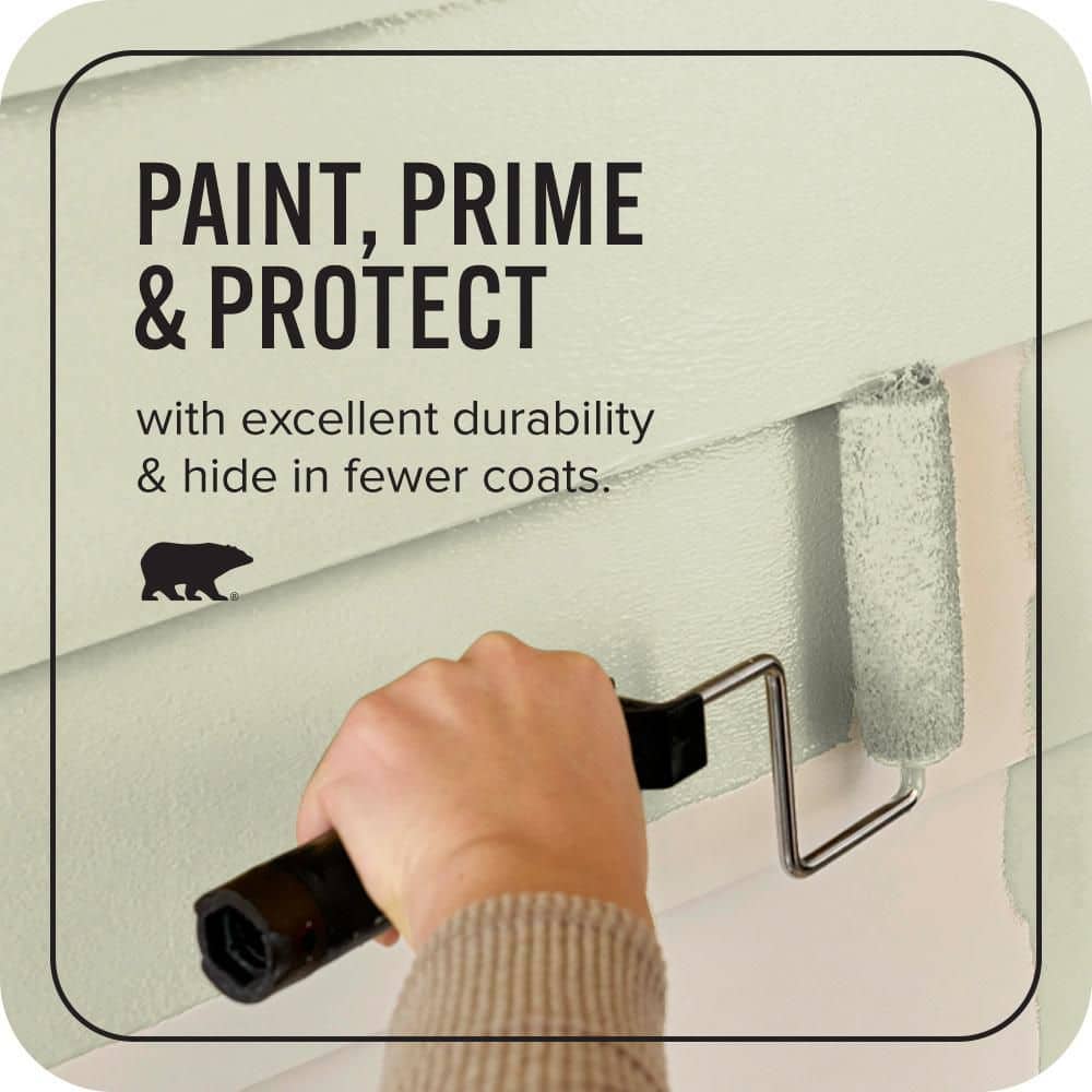 BEHR ULTRA 5 gal. #S360-2 Breathe Satin Enamel Exterior Paint & Primer (3)