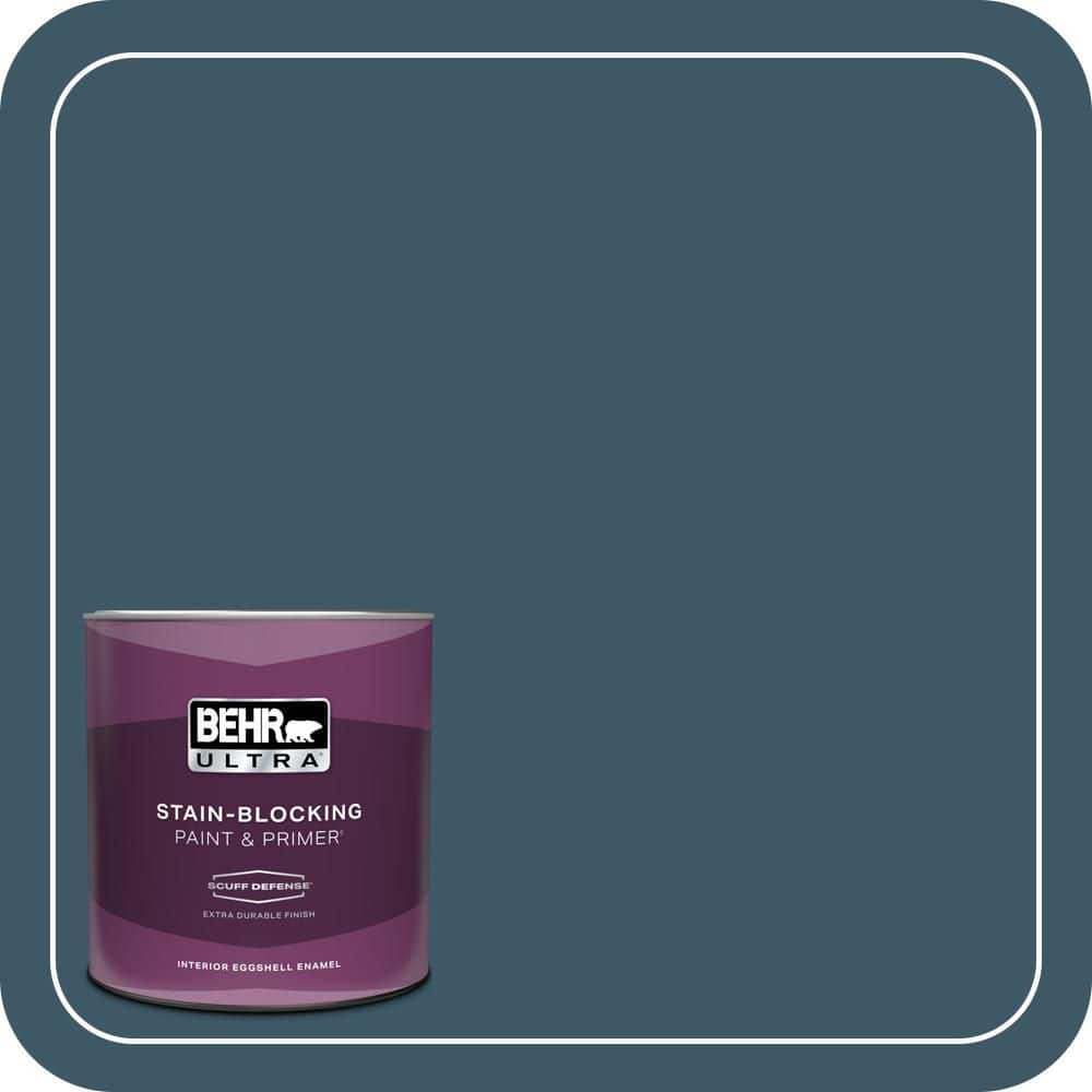 BEHR ULTRA 1 qt. #530F-7 Rain Storm Extra Durable Eggshell Enamel Interior Paint & Primer