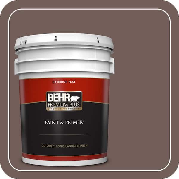 BEHR PREMIUM PLUS #750B-6 Tree Bark Enamel Low Odor & Primer (4)