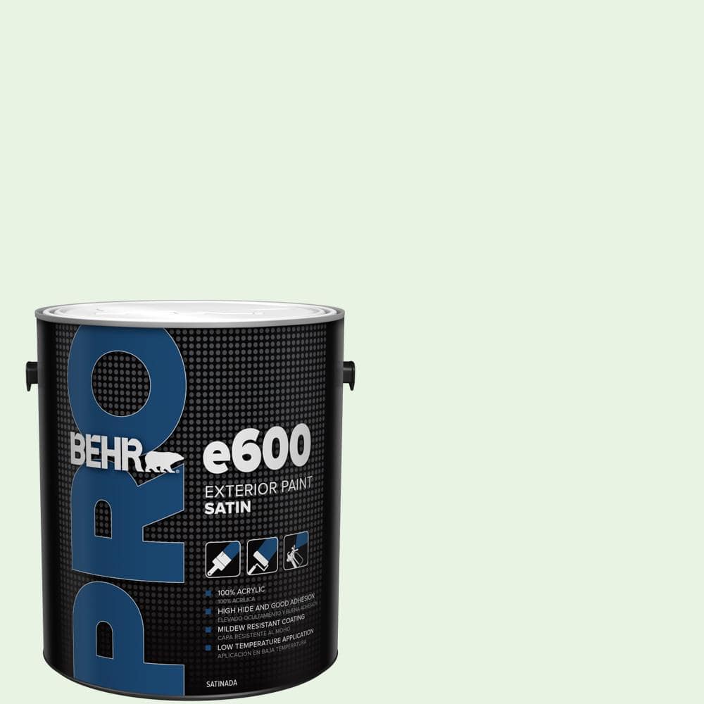 BEHR PRO 1 gal. #450C-1 Dinner Mint Satin Exterior Paint (1)