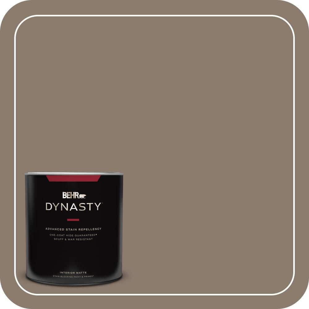 BEHR DYNASTY 1 qt. #T18-07 Road Less Travelled Matte Interior Stain-Blocking Paint and Primer