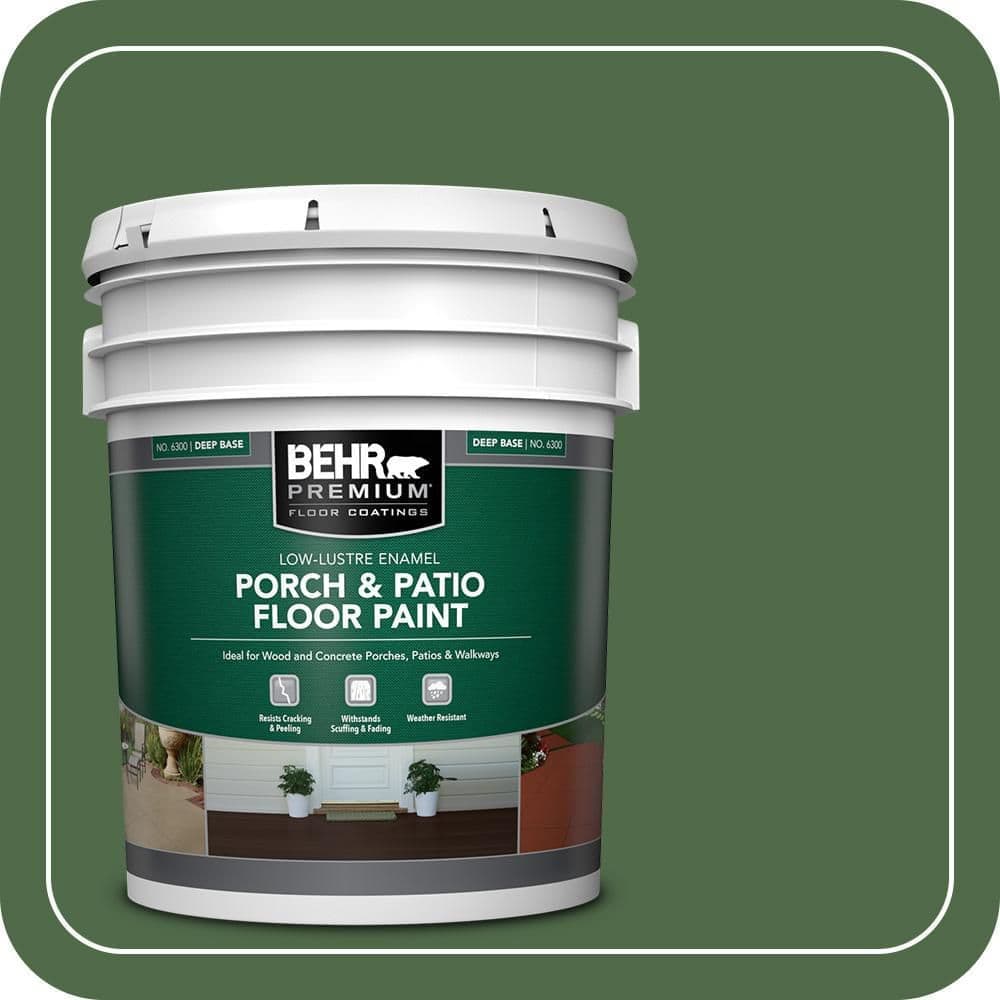 BEHR PREMIUM #M400-7 Low-Lustre Enamel Interior/Exterior Porch and Patio Floor Paint (1)