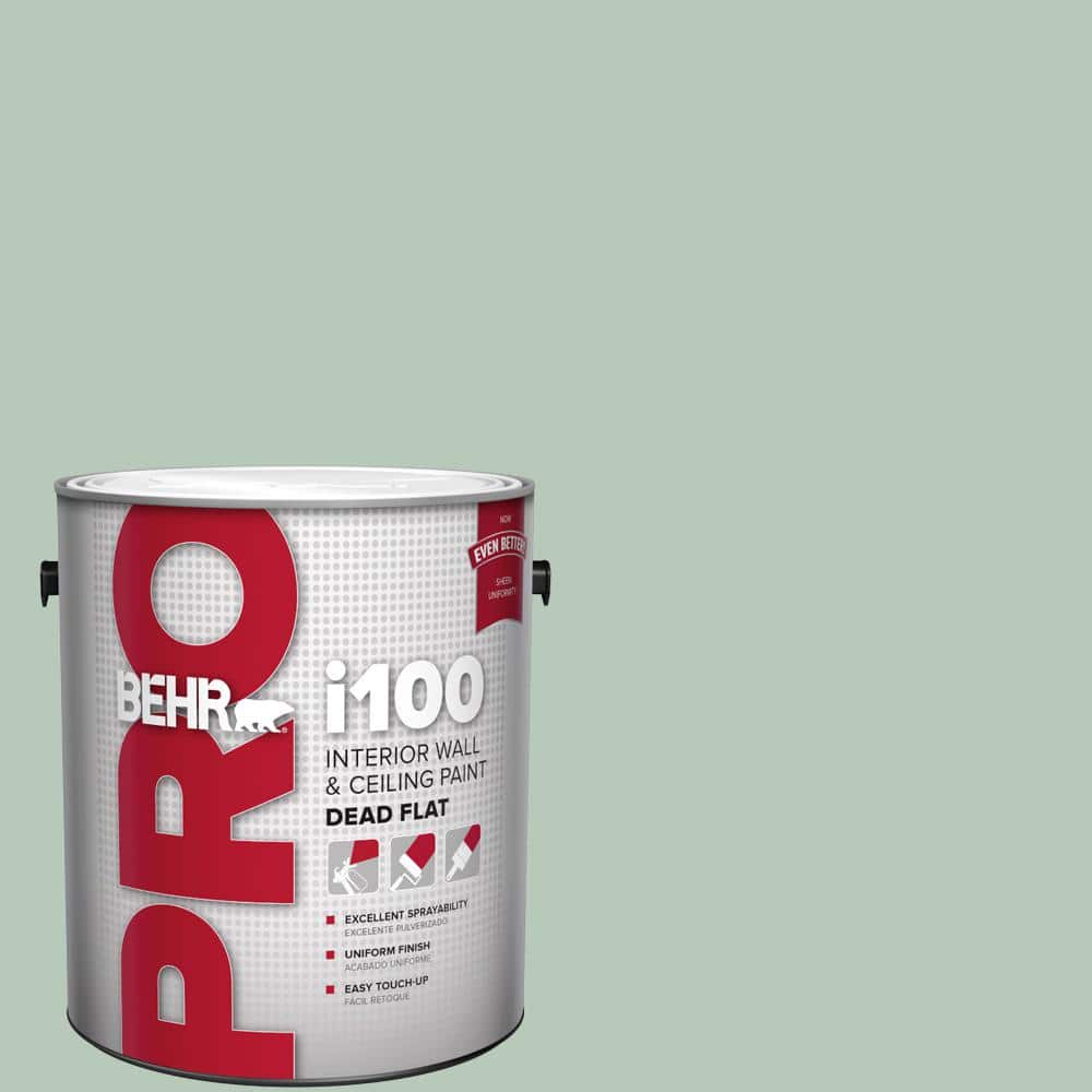BEHR PRO 1 gal. #S410-3 Ponds Edge Dead Flat Interior Paint