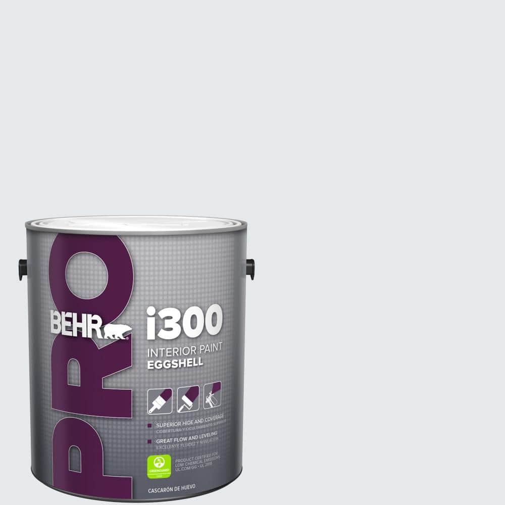 BEHR PRO 1 gal. #PPL-54 Snow Cloud Eggshell Interior Paint (1)