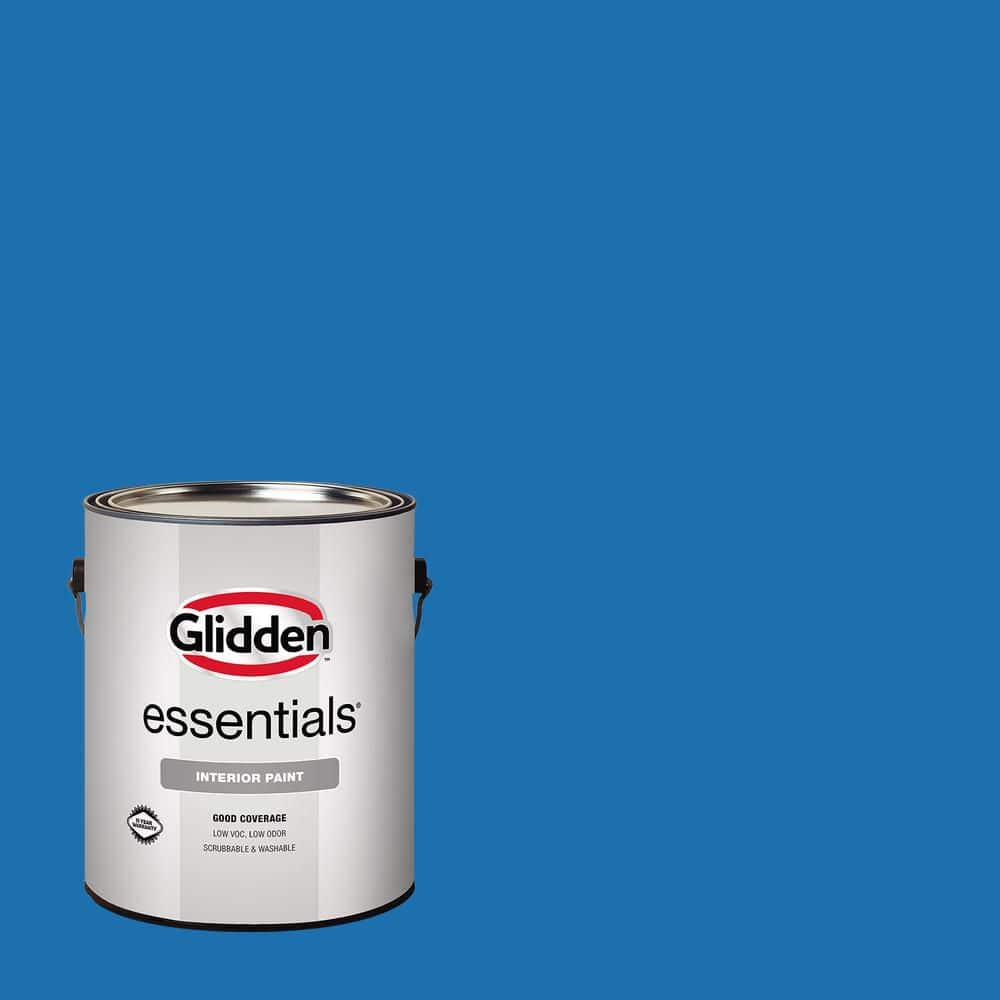 Glidden Essentials 1 gal. PPG1242-6 Planetarium Semi-Gloss Interior Paint