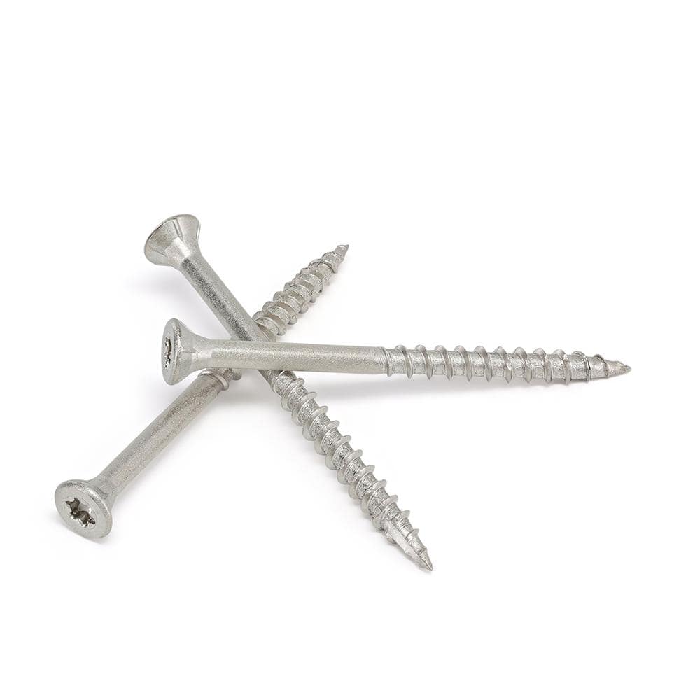 DECKMATE # Star Drive Flat-Head 305 Stainless Steel Wood Deck Screws ( / 3,140-Piece) (2)