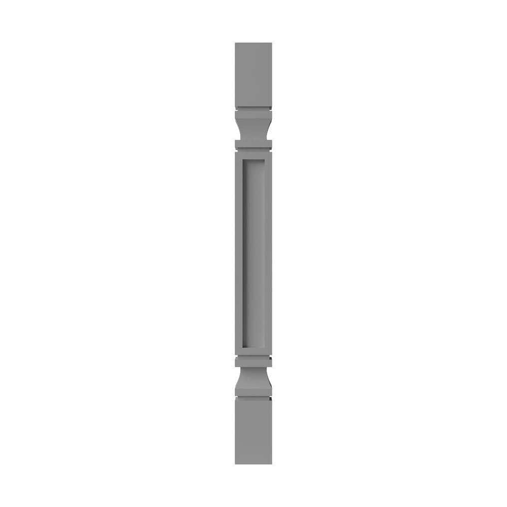 Sinber 3 in. W x 3 in. D x 34.5 in. H in Light Grey Shaker Kitchen Cabinet Outside Corner Molding Post (1)