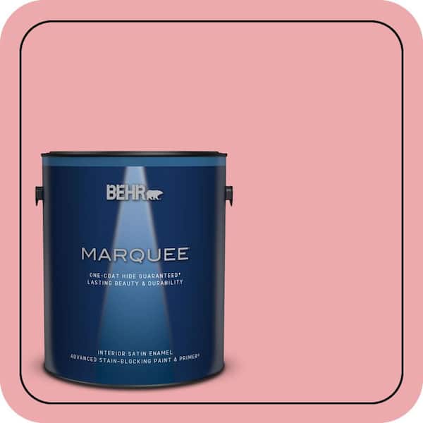 BEHR PREMIUM PLUS #140C-3 Hibiscus Petal Enamel Low Odor & Primer (3)