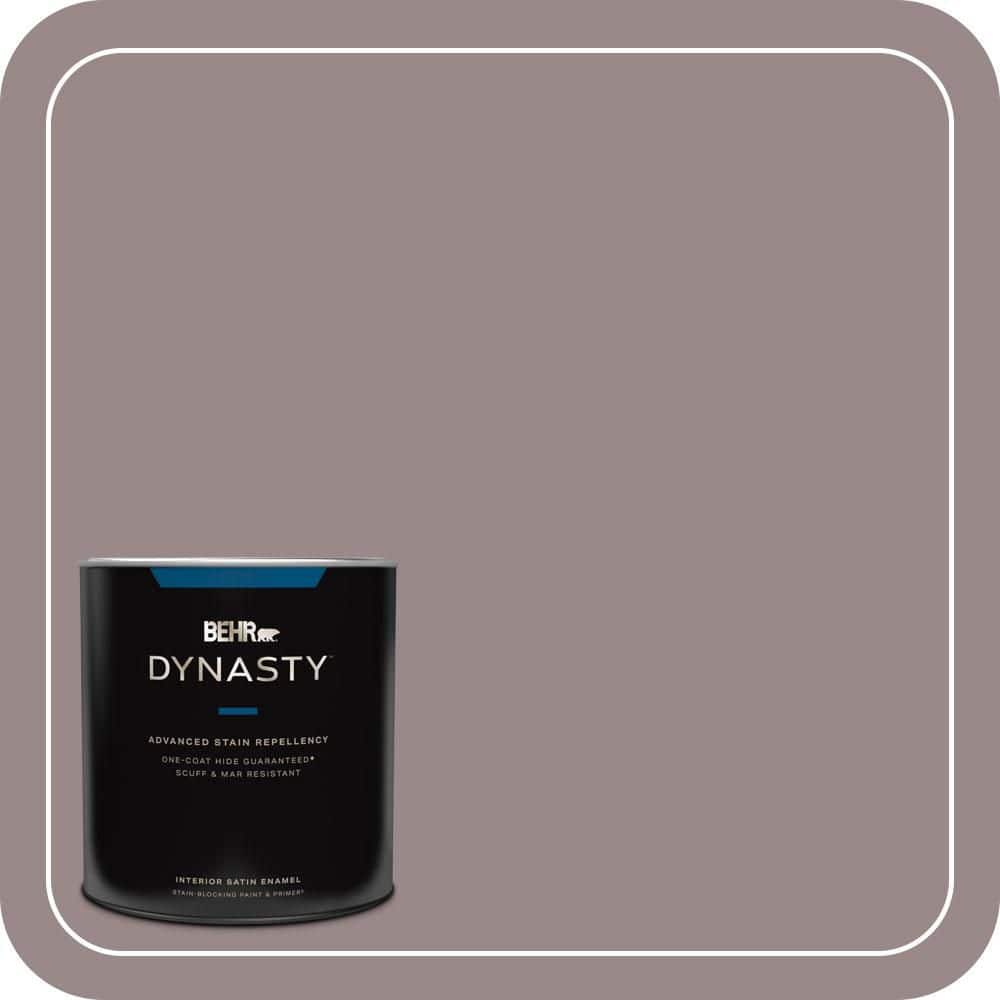 BEHR DYNASTY 1 qt. #MQ1-37 Fashion Week One-Coat Hide Satin Enamel Interior Stain-Blocking Paint & Primer