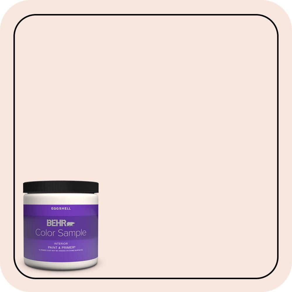 BEHR PREMIUM PLUS 8 oz. #RD-W03 My Sweetheart Eggshell Enamel Interior Paint & Primer Color Sample (1)
