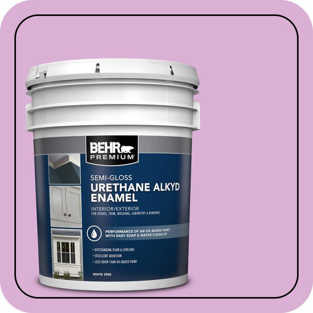 BEHR PREMIUM 5 gal. #P110-3 BFF Urethane Alkyd Semi-Gloss Enamel Interior/Exterior Paint