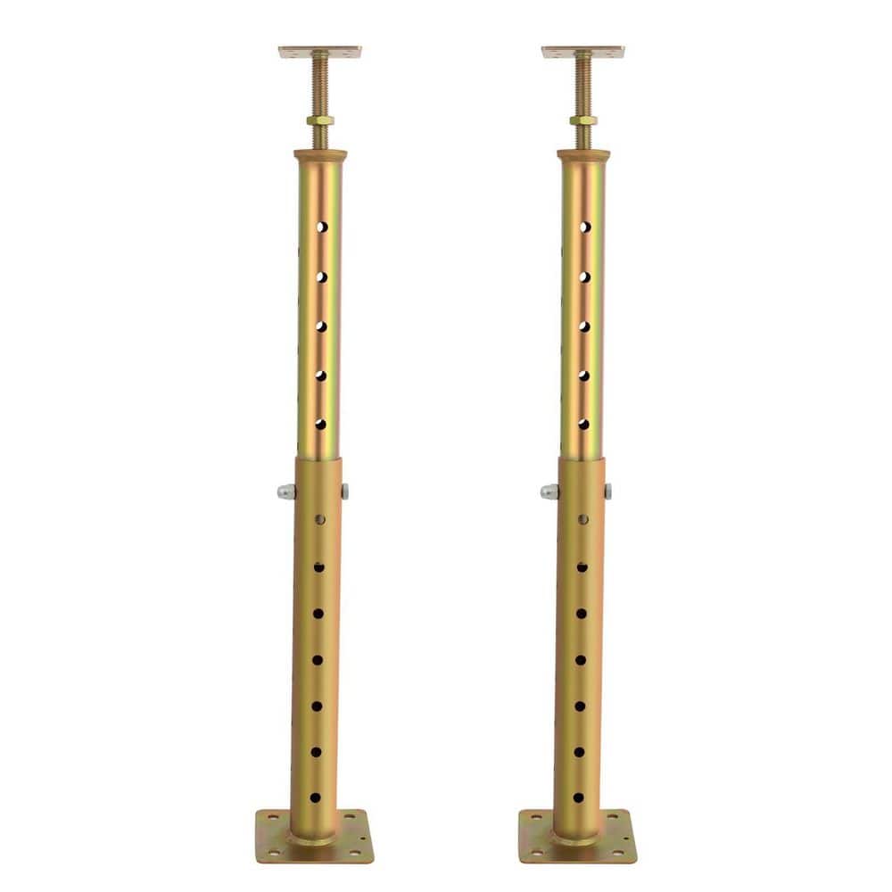 xinyoec 2-Pieces 18 in. - 36 in. Height Range House Floor Jack Post, Heavy Duty Support Joist Beam