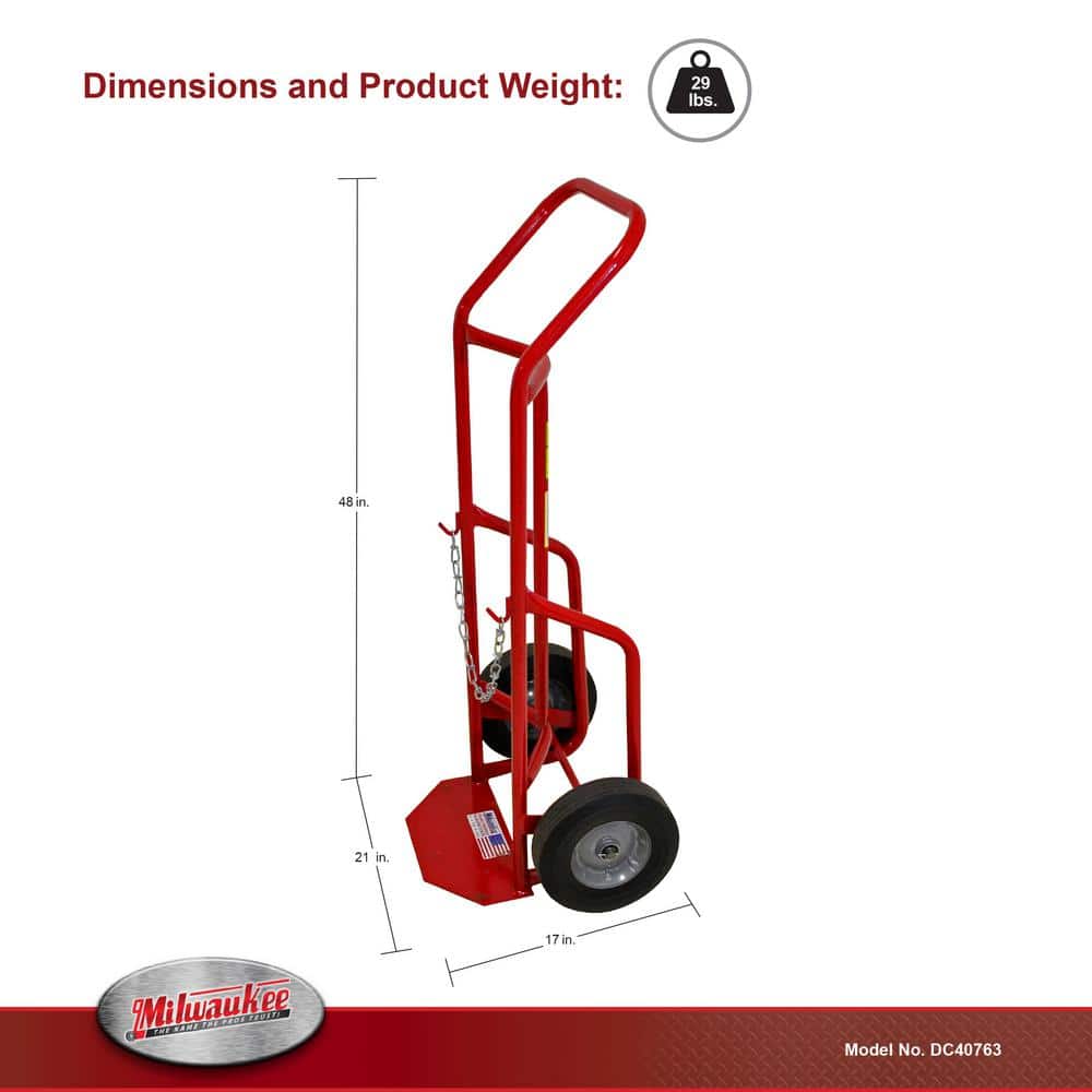 Unbranded 500 lb. Capacity Delivery Cylinder Truck (3)