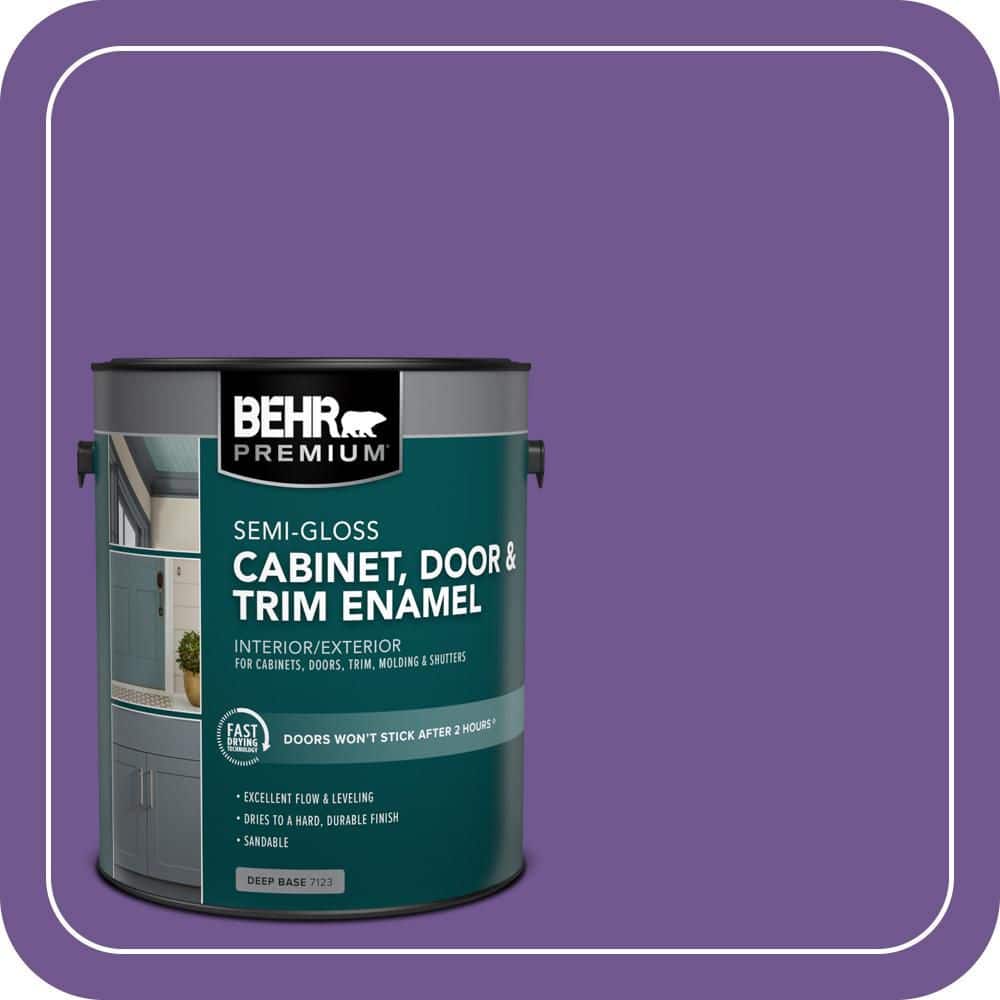 BEHR PREMIUM 1 gal. #P570-6 Classic Waltz Semi-Gloss Enamel Interior/Exterior Cabinet, Door & Trim Paint