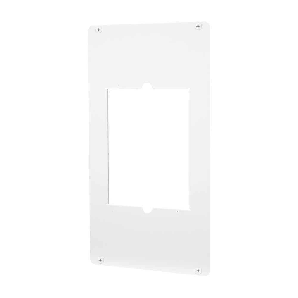 Cadet Com-Pak Series 1/10 in. x 12 in. x 21 1/4 in. Metal Adapter Plate White (1)