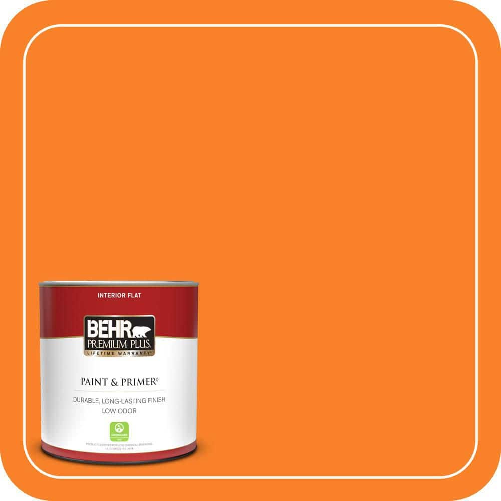BEHR PREMIUM PLUS #S-G-270 Summer Citrus Exterior Stain-Blocking Paint & Primer (1)