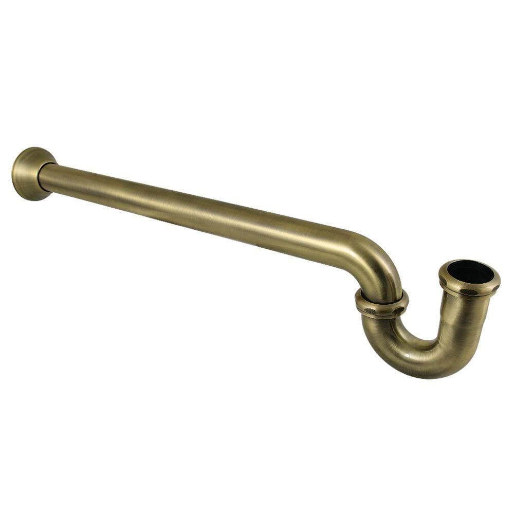 Kingston Brass Vintage 1-1/2 in. 18-Gauge Decor P-Trap in Antique Brass (1)