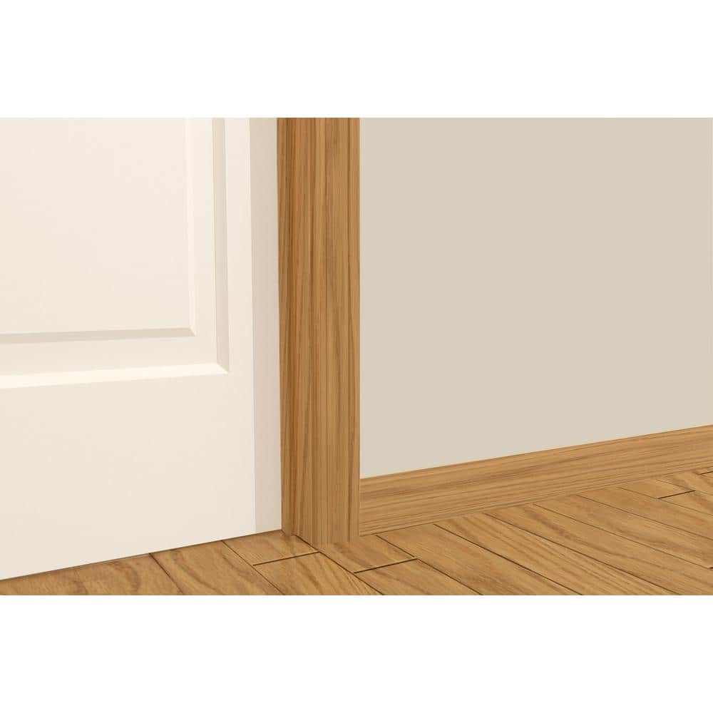 Alexandria Moulding WM 623 1/2 in. D x 3-1/4 in. W Oak Wood Baseboard Moulding (3)