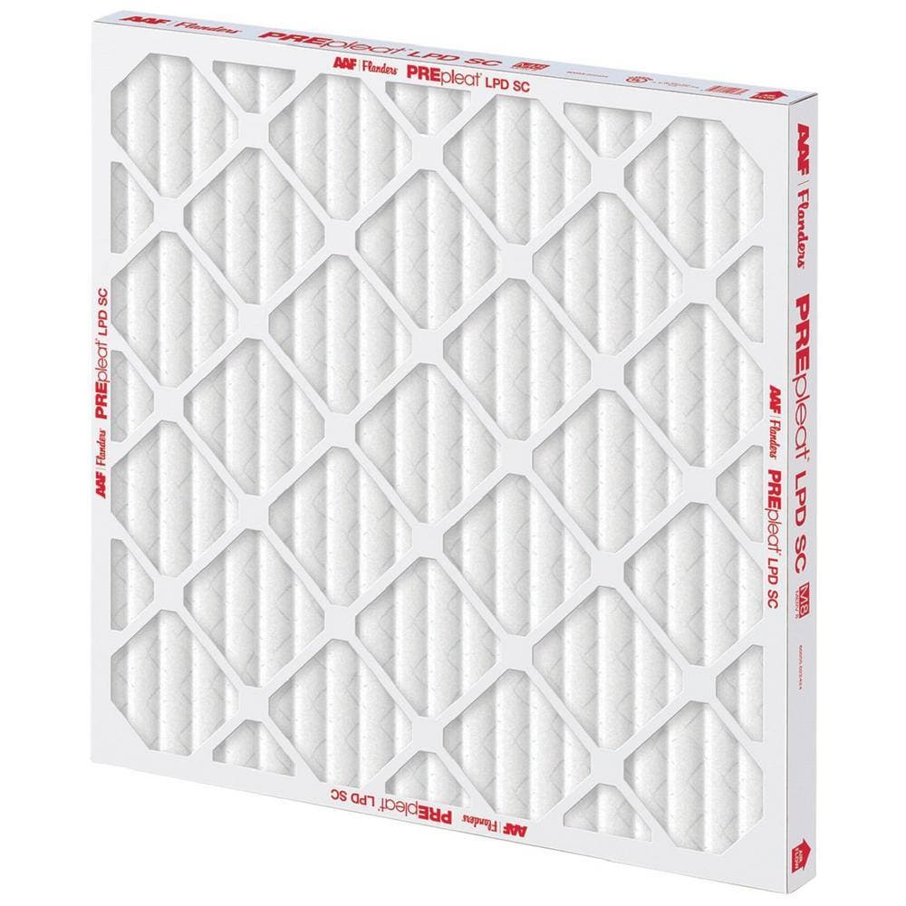 AAF Flanders 16 x 25 x 4 Pre-Pleat 40 Pleated MERV 8 Air Filter