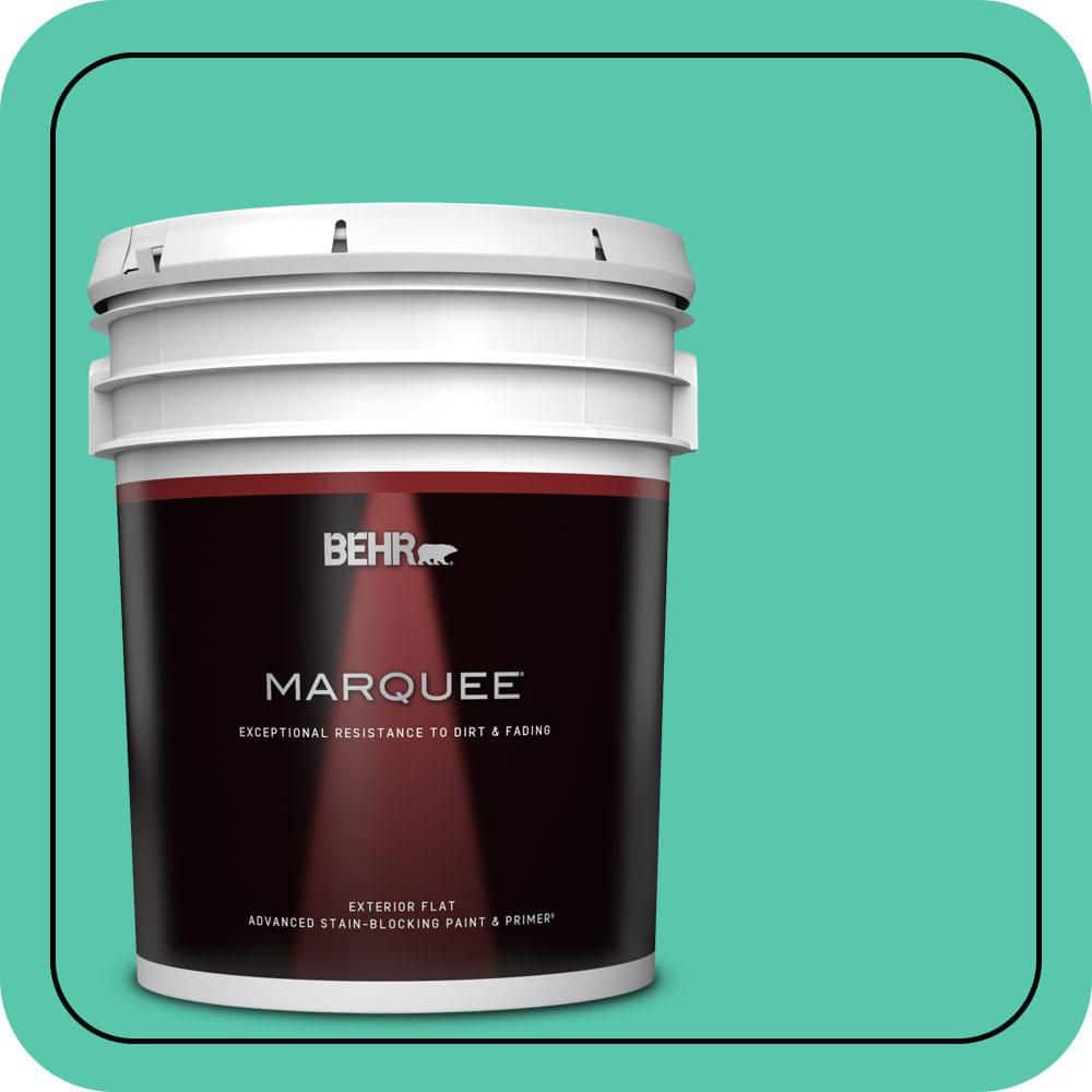 BEHR MARQUEE 5 gal. #P430-4 Kauai Flat Exterior Paint & Primer