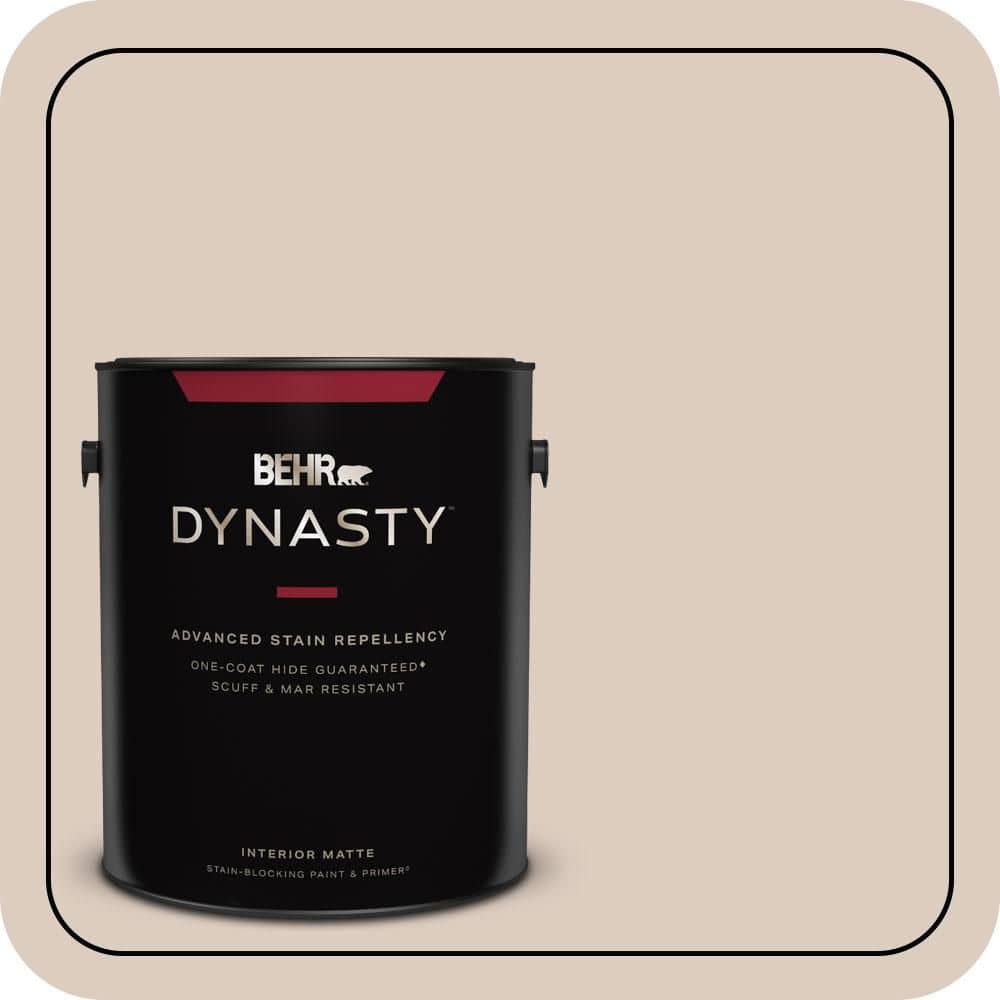 BEHR DYNASTY 1 gal. #N190-2 Stonewashed Brown Matte Interior Stain-Blocking Paint & Primer