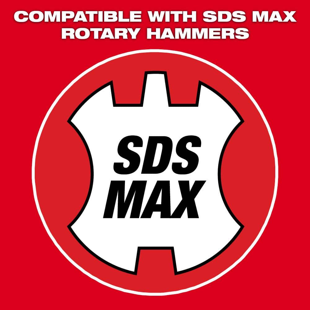 Milwaukee 2 in. x 11-3/8 in. SDS-MAX Core Bit (4)