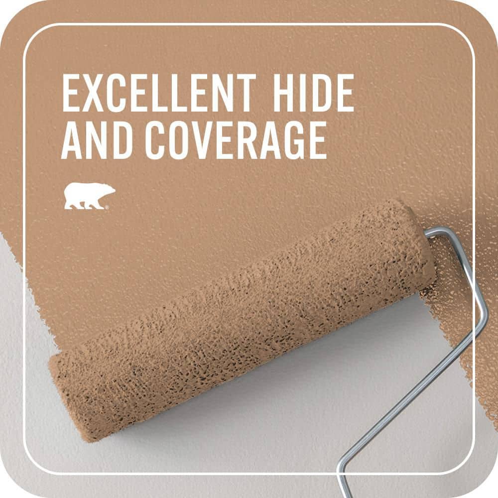 BEHR PREMIUM PLUS 1 qt. Home Decorators #HDC-AC-02 Copper Moon Flat EcoMix Plant-Based Interior Paint & Primer (2)