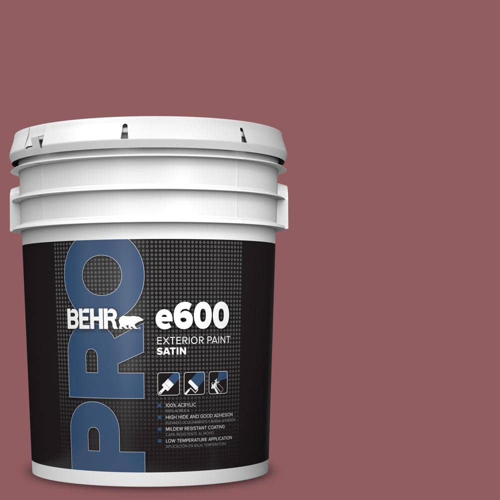 BEHR PRO 5 gal. #S130-6 Spiced Potpourri Satin Exterior Paint
