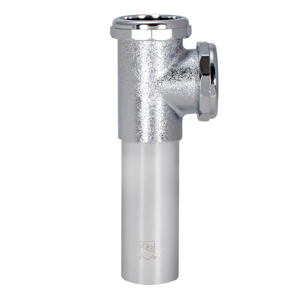 EASTMAN 1-1/2 in. Brass End Outlet Tee with Baffle (2)