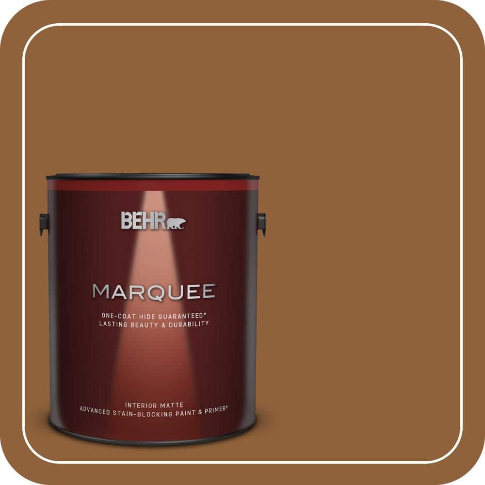 BEHR MARQUEE 1 gal. #S250-7 Moroccan Spice Matte Interior Paint & Primer