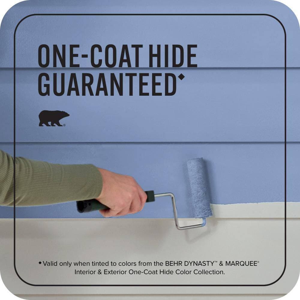BEHR MARQUEE 5 gal. #M540-5 Blue Satin Flat Exterior Paint & Primer (3)