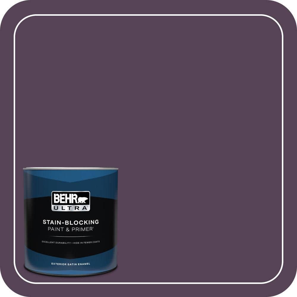 BEHR ULTRA 1 qt. #S-H-690 Interlude Satin Enamel Exterior Paint & Primer (1)