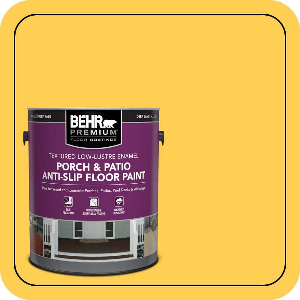 BEHR PREMIUM #T16-05 Textured Low-Lustre Enamel Interior/Exterior Porch and Patio Anti-Slip Floor Paint (1)