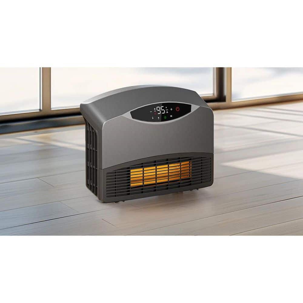 Unbranded 1500W Electric Wall Floor Space Heater with Smart WiFi Voice Control ECO Mode 5 Heating Settings Overheat Furnace