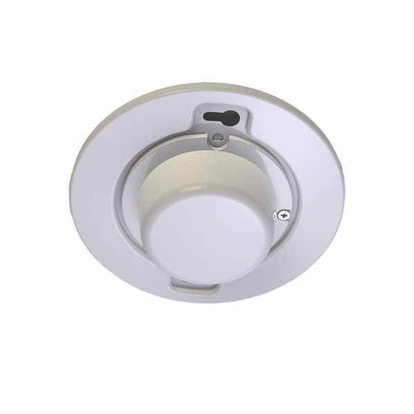Novolink 5 in. 7.5-Watt White Switch Controlled LED Keyless Lampholder with Adjustable CCT 2700K, 3000K, 5000K