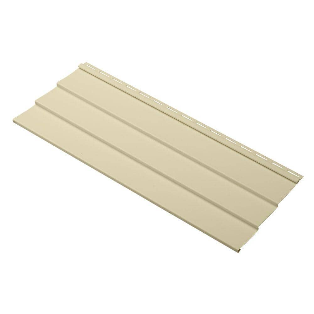 Ply Gem Take Home Sample Progressions Double 5 in. x 24 in. Vinyl Siding in Sunrise Yellow